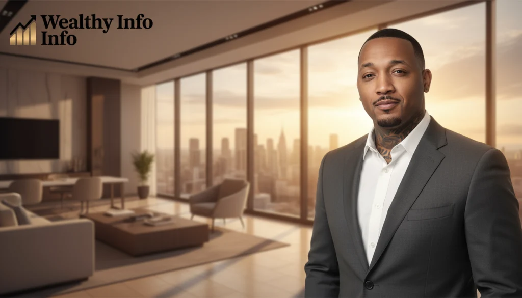 Jamal Morton Net Worth in 2025 – successful entrepreneur in a modern office setting