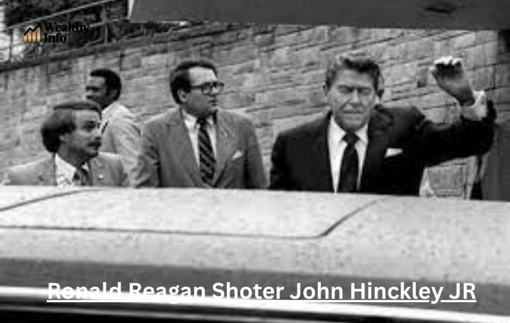 John Hinckley Jr Net Worth – historic photo of Ronald Reagan moments before the 1981 assassination attempt