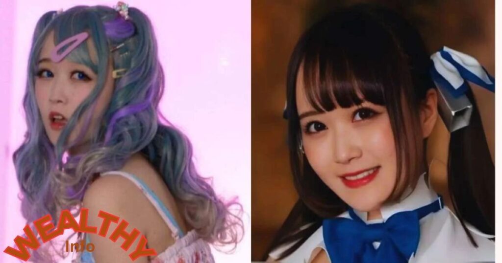 Ria Kurumi posing in stylish outfits, showcasing her creativity, elegance, and charm that reflect her success and rising Ria Kurumi net worth 2025.