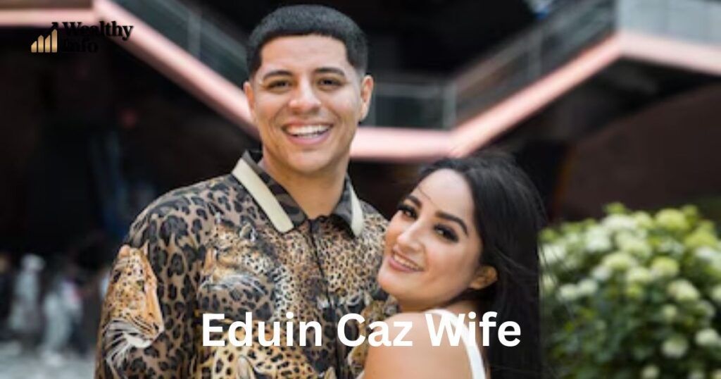 Eduin Caz with wife posing outdoors – Eduin Caz's wife topic